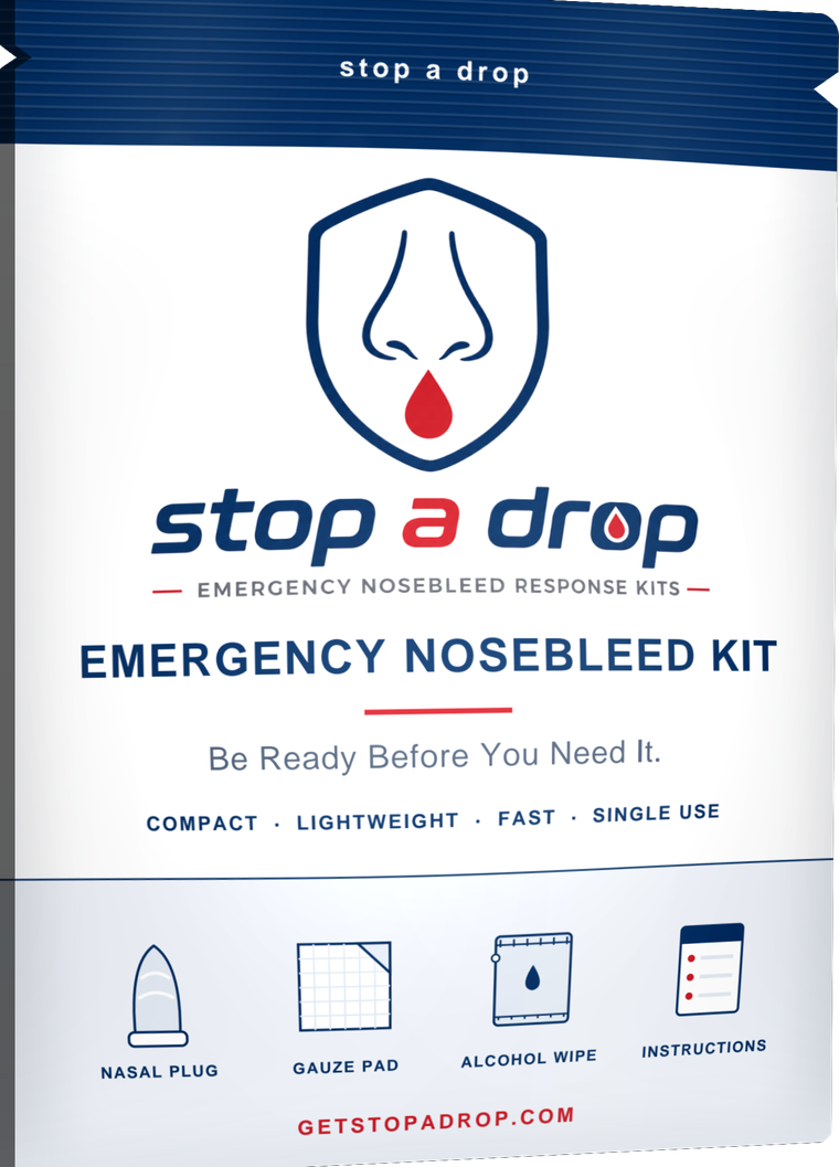 Stop A Drop emergency nosebleed kit