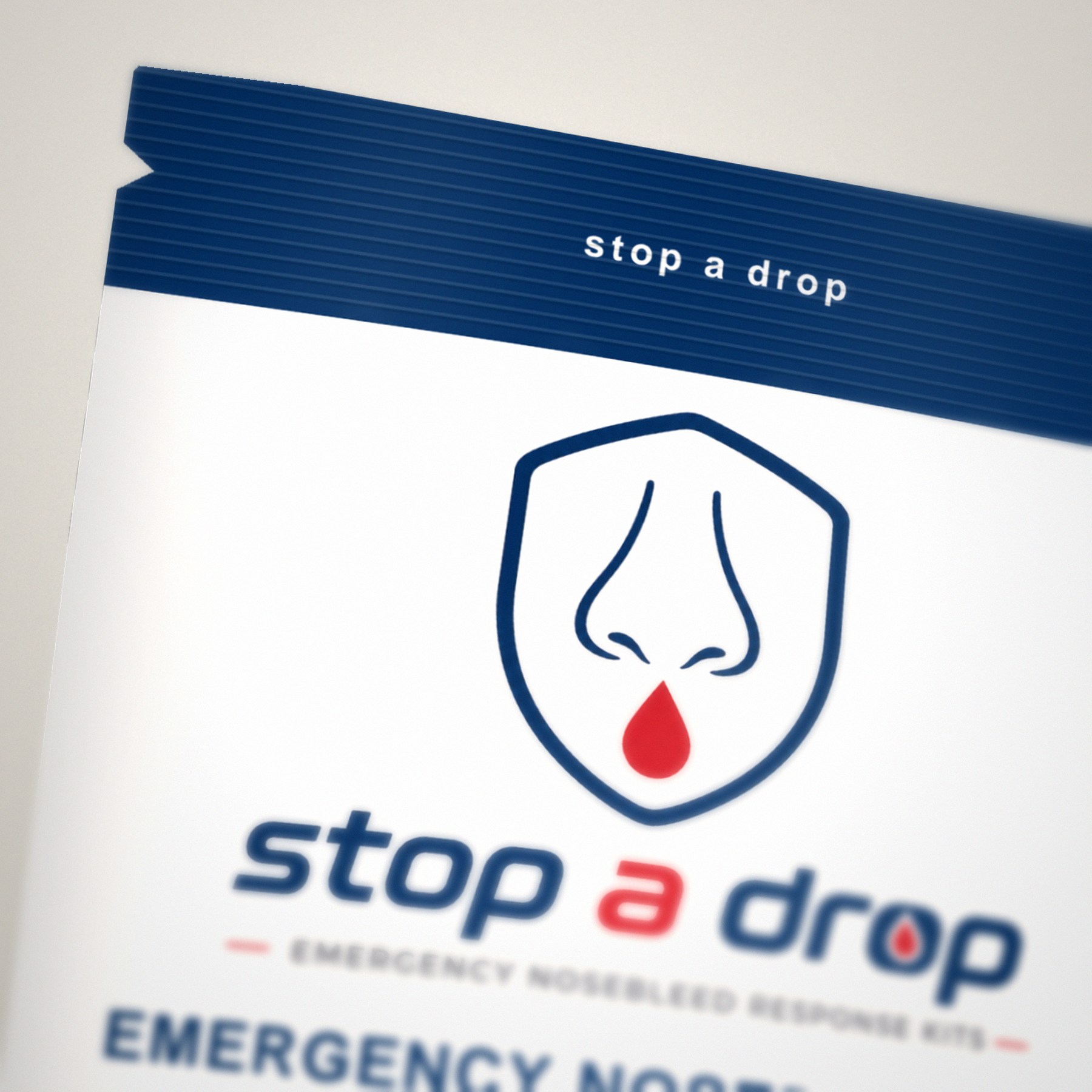 Close-up of the Stop A Drop sealed pouch